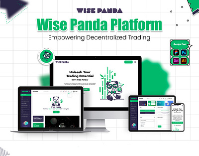 Wise Panda - Web and Mobile app Designs graphic design ui ui ux design wise panda