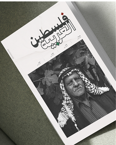 Palestine, magazine sample. graphic design ui