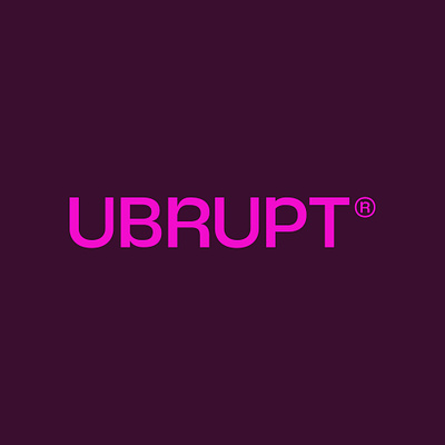 Ubrupt branding lettering typography