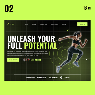 FitFusion branding figma fitness graphic design ui ux webdesign webdesigner website