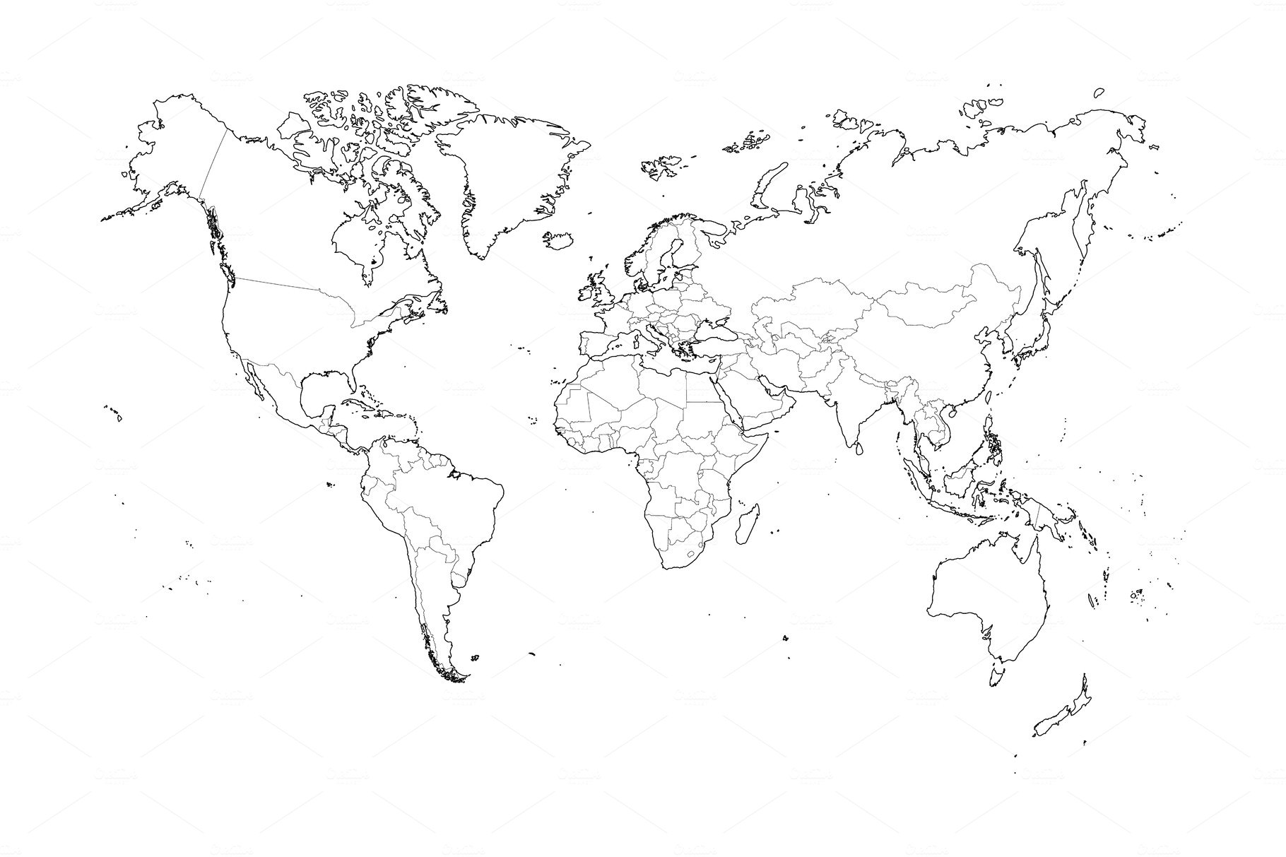 blank-outline-map-of-world-vector-by-petr-pol-k-on-dribbble