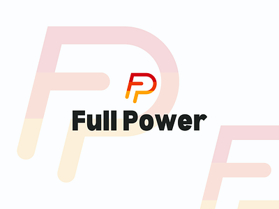 FULL POWER app icon energie f icon fp full full power icons letter f letter p letters logo p icon pf power