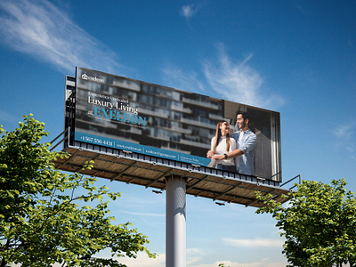 Real Estate - Billboard Design advertising campaign billboard billboard design brand design brand identity branding graphic design marketing real estate real estate billboard visual identity
