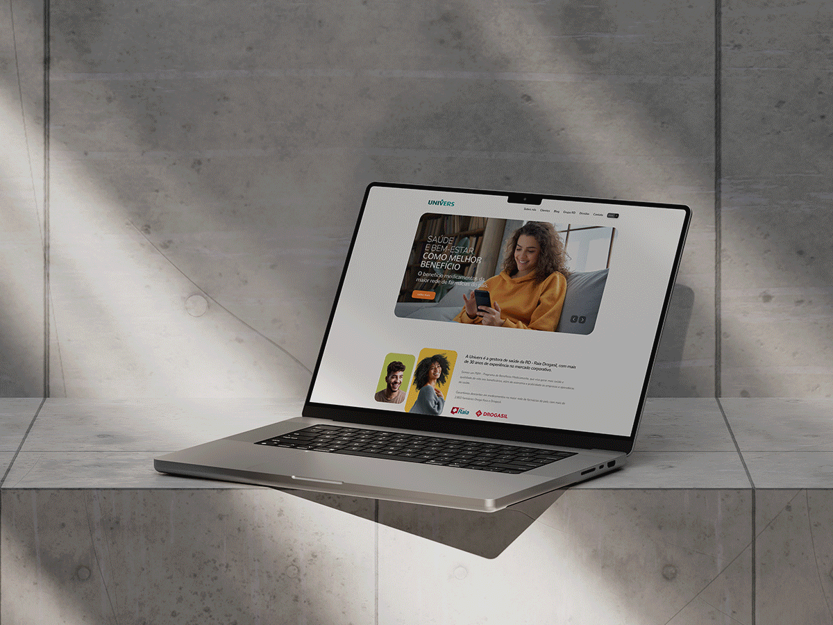 Website - Univers design health saude site ui univers website