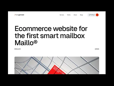 Helogensee - Work Details Agency Website Template (Framer) about us agency blogs clean design designer framer landing page minimalist portfolio project details projects template ui ui kit ux web design website work details works