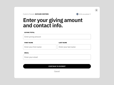 Giving / Donation Info apple pay bank card credit credit card donate donation field give giving info money pay product product design user experience ux web website