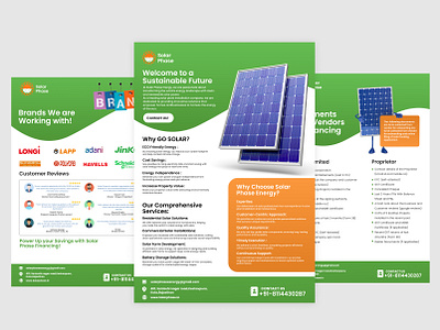 Solar Flyer banners broucher design flyers solar solar banner solar broucher solar flyer