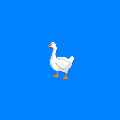 Untitled goose. goose pixel