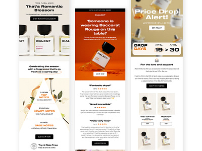 Perfume brand email design branding copywriting email email design email marketing graphic design luxury scents perfume perfume brand perfume email design storytelling