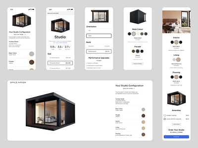 Minimalist Real Estate UI, Hompage Landing Page homepage landing page light minimalist real estat ui uiux welldux