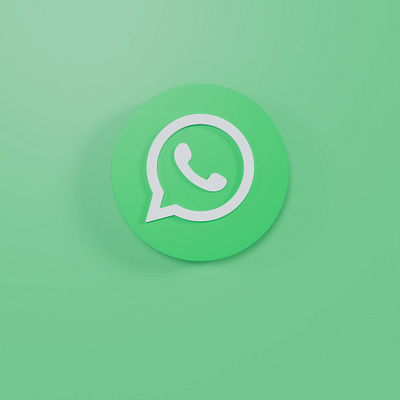 WhatsApp Icon 3d arnold branding design fuegomotion graphic icon logo mobile whatsapp