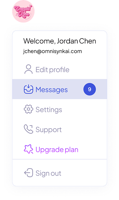 Selected avatar management profile settings ui upgrade ux design