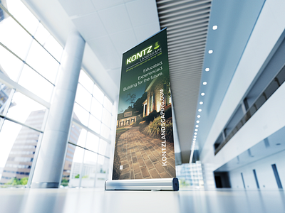 Vertical Banner - Landscape Design banner bucks county bucks county pa landscape design landscaping retractable banner vertical banner