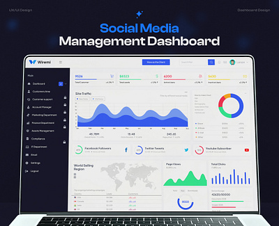 Social Media Management Dashboard admin dashboard analytics analytics dashboard business startup chart stats dashboard dashboard app dashboard design dashboard interface dashboard ui ux management management app management dashboard minimal dashboard payment dashboard saas dashboard social media social media analytics social media dashboard task management