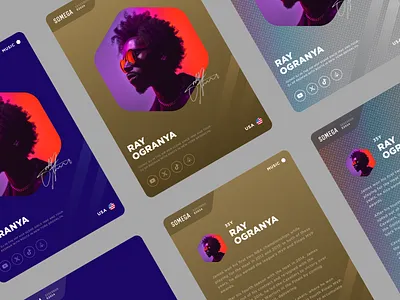 SOMEGA blockchain card cryptocurrency game nft screen design socialmedia