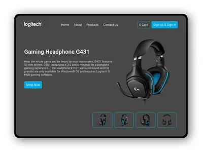 product page ui