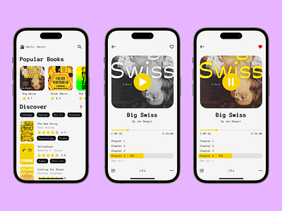 Audiobooks app app apple audiobooks design figma ios ui