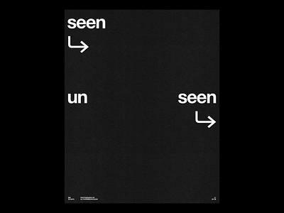 U /36 Days clean design modern poster print simple type typography