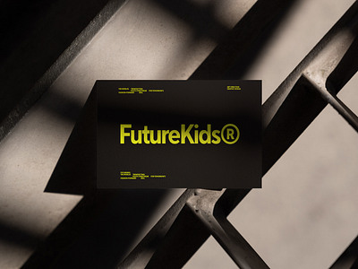 FutureKids® 3d branding design fashion graphic design logo mockup streetstyle ui ux web