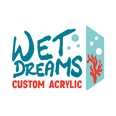 Wet Dream Custom Acrylic Logo logo