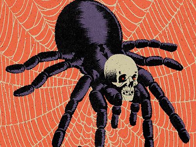 Tremulous cartoon cd character cover design graphic design illustration music old spider tarantula vector vintage vinyl