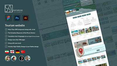 Safarchi Tourism website ui