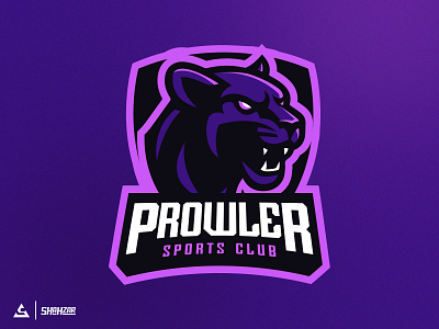 Prowler mascot logo by Shahzar Zahid animal animation basketball branding design esportslogo football graphic design illustration illustrator logo mascot motion graphics panther soccer sports ui ux vector volleyball