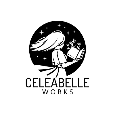 Logo Design for Celeabelle Works branding commission design freelance work gaming girl graphic design graphic designer logo logo design logo design branding logo designer lonely magical vector