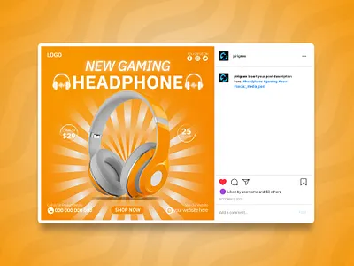 Gaming Headphone Social Media Post Design gaming headphone post headphone facebook post headphone instagram headphone instagram banner headphone instagram post headphone post headphone post design headphone social media headphone social media post instagram headphone post instagram post instagram post design new headphone post pirignex post post design social media social media post social media post design