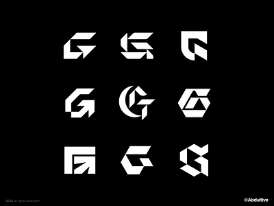 Lettermark G-01 | Marks exploration brand branding design digital geometric graphic design icon letter g logo marks minimal modern logo monochrome monogram negative space