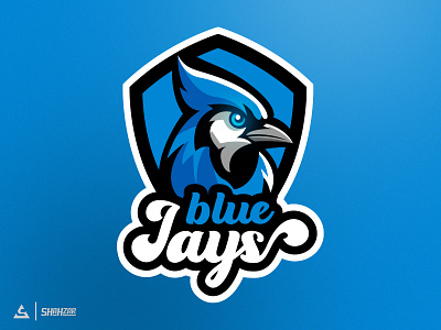 Blue jays sports logo by Shahzar Zahid animal baseball basketball bird logo branding design esportslogo graphic design illustration illustrator logo mascot soccer sports ui ux vector