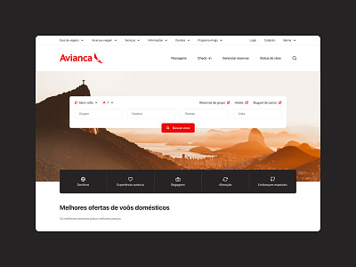 Avianca Airlines - E-commerce e plataforma de reservas ui ux web design