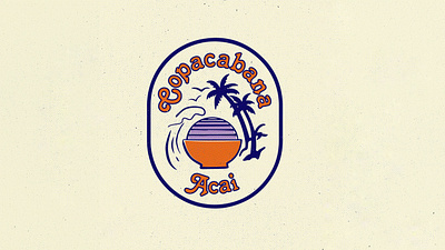 Copacabana Acai acai branding food graphic design logo visual identity