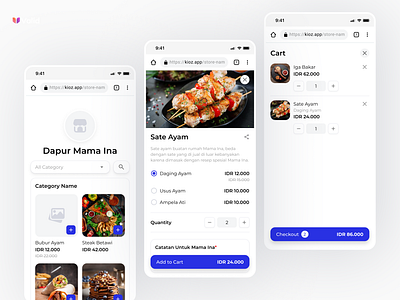 Order - Kioz App app design figmadesign food app food order app online order management ui ux web app