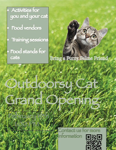 OutDoorsy Cat Magazine Ad