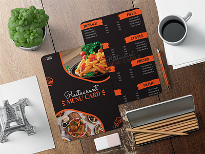 MODERN RESTAURANT MENU CARD DESIGN food