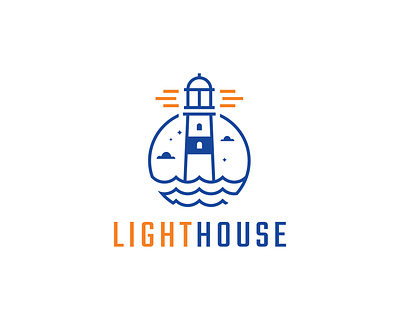 Lighthouse Logo wave
