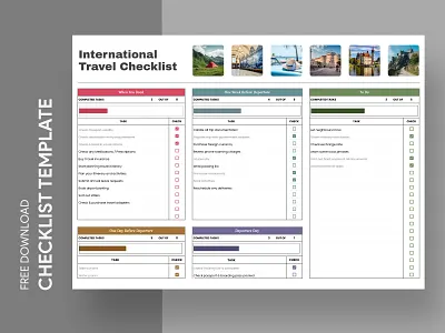 International Travel Checklist agenda check checklist docs excel free google docs templates free template free template google docs google google docs international travel checklist list schedule sheets spreadsheet template to do list travel checklist