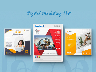 DIGITAL MARKETING POST adobe photoshop branding design digital marketing post graphic design marketing mockups post mockups