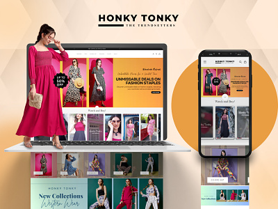 Women Fashion Clothes Website app design graphic design ui ux website