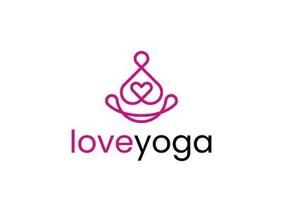 Love Yoga Logo wellness yoga