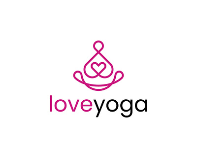 Love Yoga Logo wellness yoga