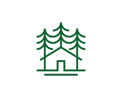 Pine House Logo tree house