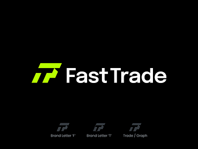 Fast Trade Logo 📈 branding design f identity letter logo logotype mark minimal negative space spgmarks symbol t trade trade logo trading
