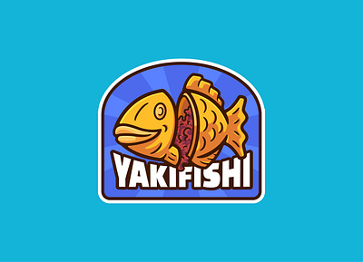 Yakitori Logo Design cake cartoon character creative fish food illustration japanese logo mascot restaurant vector