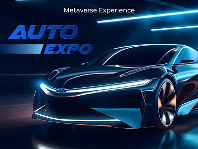 Auto Expo - Metaverse Experience 3d 3d illustration auto expo auto expo 3d car 3d car design car exhibition car expo car showroom car showroom design exhibition metaverse museum showroom showroom interior virtual reality