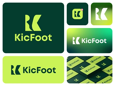 kicfoot brand identity abstract logo app icon brand brand design brand guidelines brand identity branding design graphic design identity logo designer logodesign logos logotype minimalist logo modern logo saas typography vector visual identity