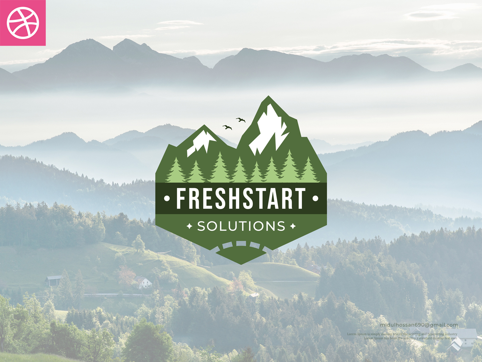 Example of Do Travel Agency, Mountain, Hotel Logo