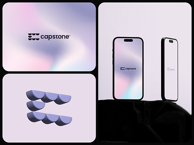 Capstone - Blockchain Startup - Logo Design 3d ai bento blockchain brand branding business c logo crypto design gradient graphic design iconic identity logofolio logomark mockup startup symbol timeless