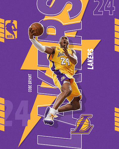 Kobe Bryant poster. design designer graphic design kobe bryant photoshop poster design